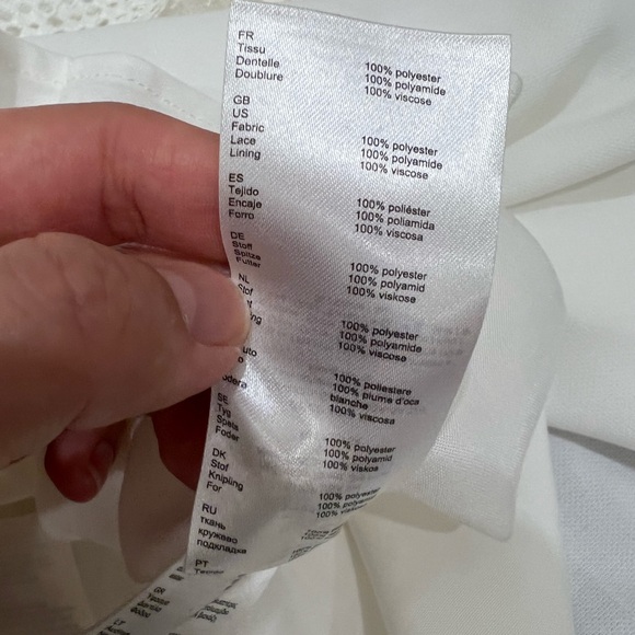 Maje white Rushane Midi Dress - Picture 13 of 14